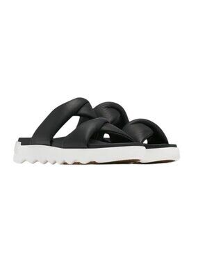 Sorel Vibe Twist Slide Black Sea Salt Women’s 9.5